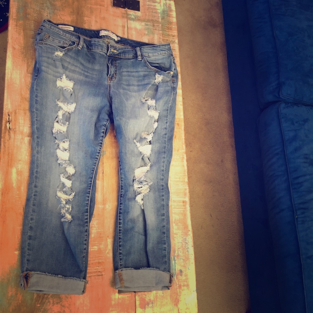 Torrid boyfriend fit jeans size 18